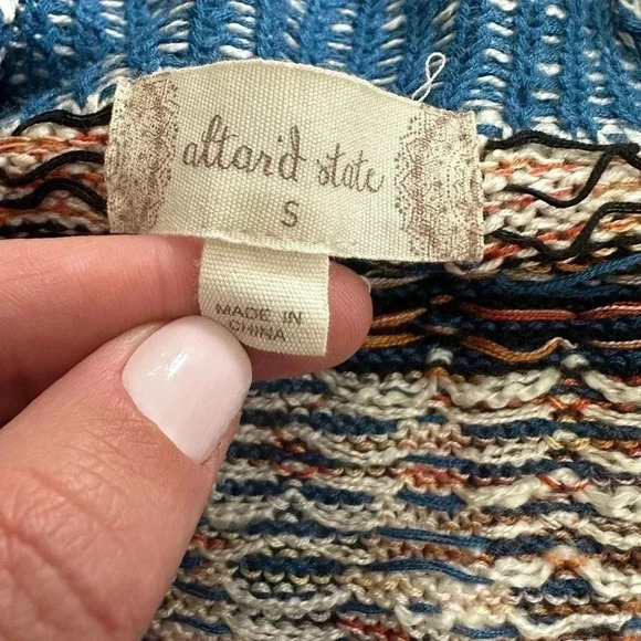 Altar’d State Aztec Sweater Women’s Small Southwest Longline Sleeveless Vest - Picture 2 of 6